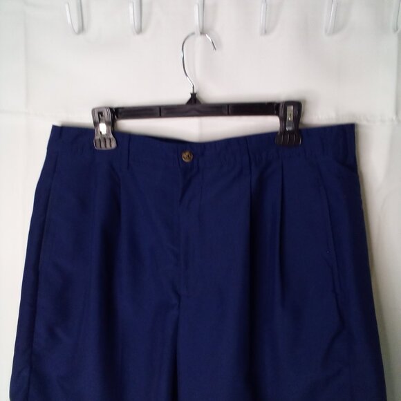 Fairway Golf Collection Shorts Men 36 Pleated Blue - Picture 7 of 15